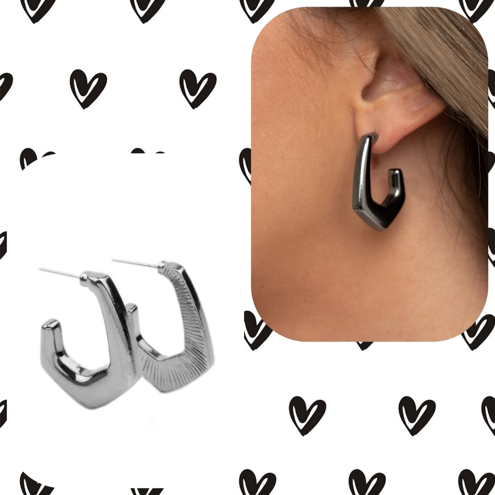 Gunmetal Earrings